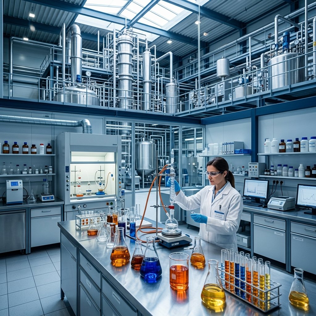 Solura Chemicals modern chemical laboratory